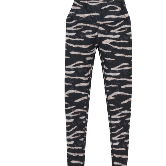 NWOT LOLE BURST ANKLE LEGGINGS:SAND DUNES BLACK - Picture 5 of 9